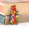 Codex Anatomicus Enamel Pins^Aorta with flowers - Enamel pin