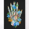 Codex Anatomicus Hands & Legs^Blood vessels of the hand - Floral - Black