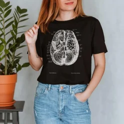 Codex Anatomicus T-shirts^Brain II Unisex T-Shirt - Chalkboard