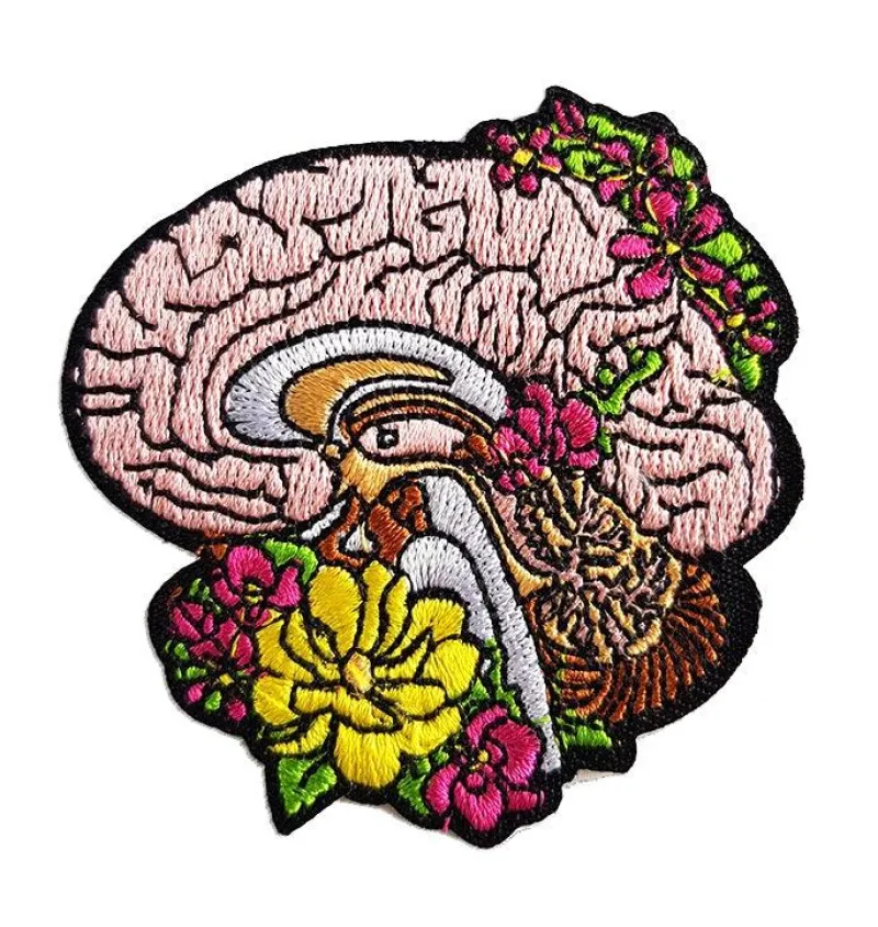 Codex Anatomicus Patches^Brain patch - iron on, 65mm