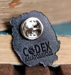 Codex Anatomicus Enamel Pins^Brain with flowers - Enamel pin