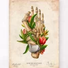 Codex Anatomicus Skull & Skeleton | Hands & Legs^Bunion anatomy - Floral - Vintage
