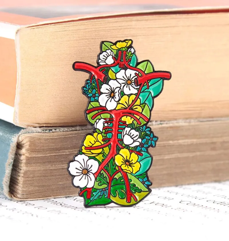 Codex Anatomicus Enamel Pins | Brain Anatomy^Circle of Willis - Enamel pin