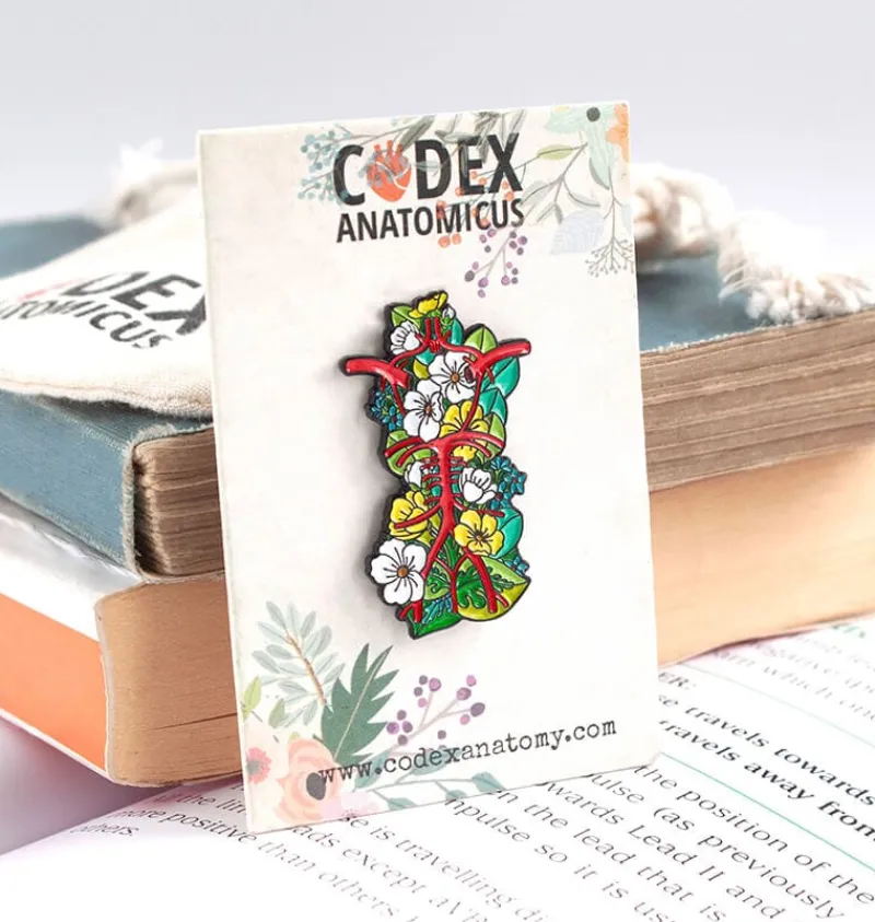 Codex Anatomicus Enamel Pins | Brain Anatomy^Circle of Willis - Enamel pin