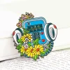 Codex Anatomicus Enamel Pins^Defibrillator with flowers - Enamel pin