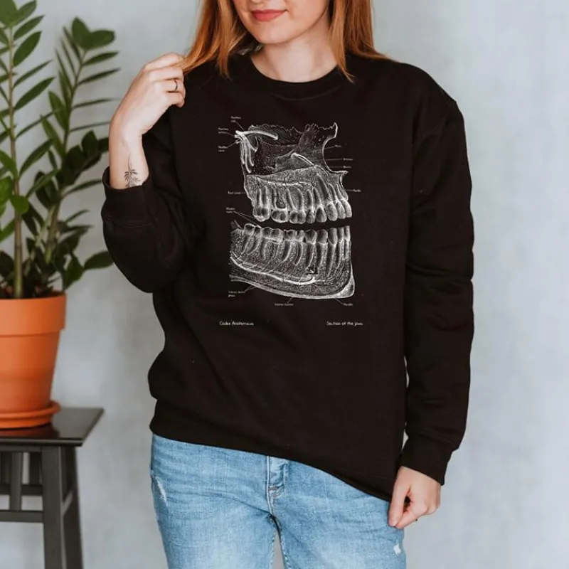 Codex Anatomicus Sweatshirts^Dental Unisex Sweatshirt - Chalkboard