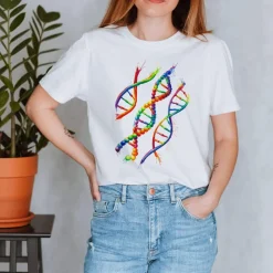 Codex Anatomicus T-shirts^DNA Unisex T-Shirt - Watercolor