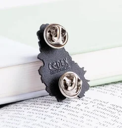 Codex Anatomicus Enamel Pins^DNA with flowers - Enamel pin
