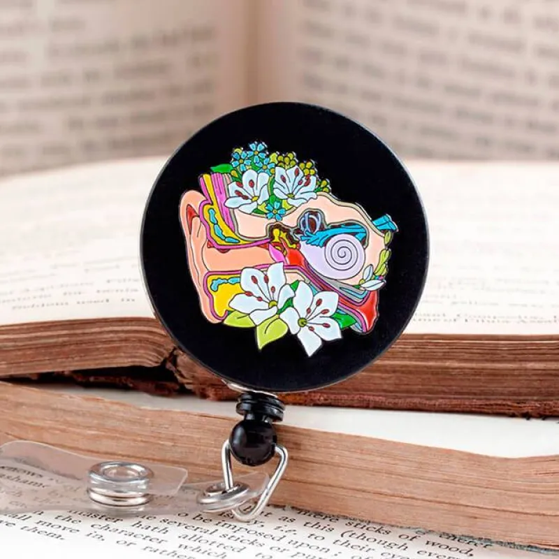 Codex Anatomicus Badge Reels^Ear badge reel