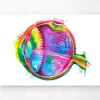 Codex Anatomicus Various Organs^Eye anatomy - Watercolor splash