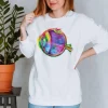 Codex Anatomicus Sweatshirts^Eye Unisex Sweatshirt - Watercolor