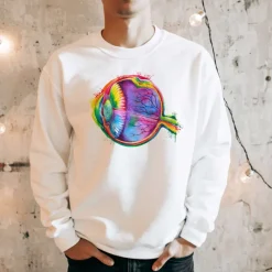 Codex Anatomicus Sweatshirts^Eye Unisex Sweatshirt - Watercolor