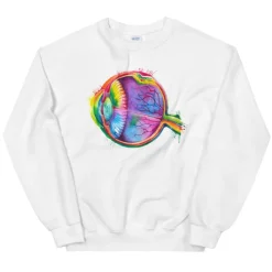 Codex Anatomicus Sweatshirts^Eye Unisex Sweatshirt - Watercolor
