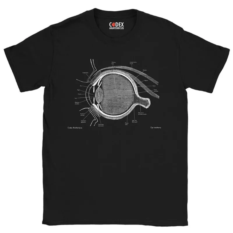 Codex Anatomicus T-shirts^Eye Unisex T-Shirt - Chalkboard