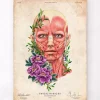 Codex Anatomicus Head & Face^Facial muscles anatomy II - Floral - Vintage