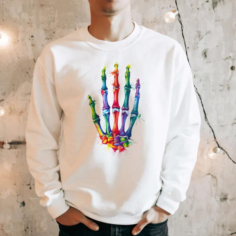 Codex Anatomicus Sweatshirts^Hand Unisex Sweatshirt - Watercolor
