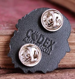 Codex Anatomicus Enamel Pins^Head Section & Brain with flowers - Enamel pin