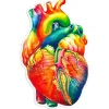 Codex Anatomicus Stickers^Heart anatomy sticker II - Watercolor Splash
