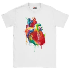 Codex Anatomicus T-shirts^Heart II Unisex T-Shirt - Watercolor