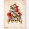 Codex Anatomicus Skull & Skeleton^Iliacus and Psoas muscles - Floral - Vintage