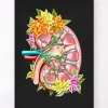 Codex Anatomicus Kidney & Liver^Kidney anatomy II - Floral - Black