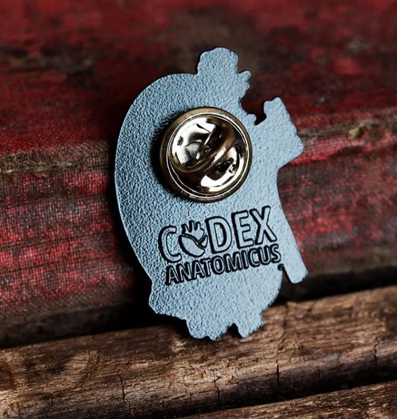Codex Anatomicus Enamel Pins^Kidney with flowers - Enamel pin