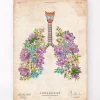 Codex Anatomicus Lungs Anatomy^Lungs anatomy - Floral - Vintage