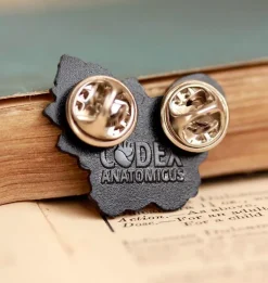 Codex Anatomicus Enamel Pins^Pelvic bone with flowers - Enamel pin