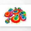 Codex Anatomicus Various Organs^Red blood cells - Watercolor splash