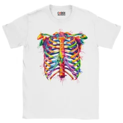 Codex Anatomicus T-shirts^Rib cage Unisex T-Shirt - Watercolor