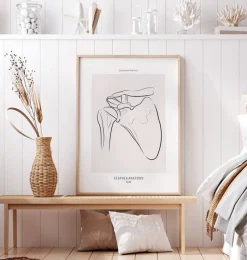 Codex Anatomicus Skull & Skeleton^Shoulder anatomy - Line Art