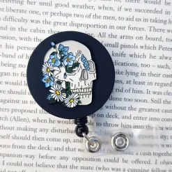 Codex Anatomicus Badge Reels^Skull badge reel