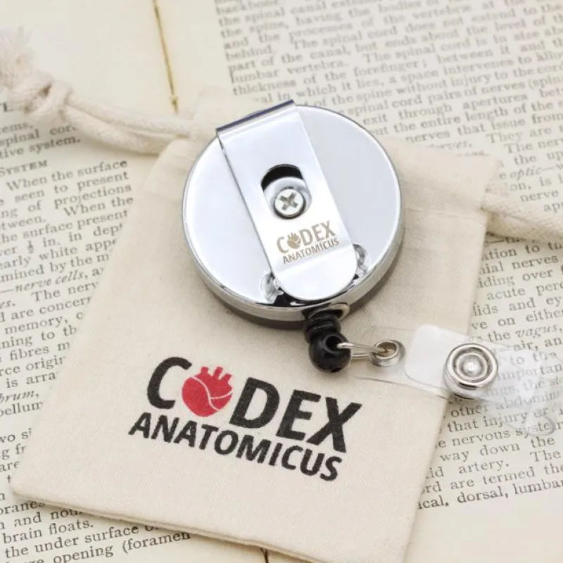 Codex Anatomicus Badge Reels^Skull badge reel