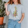 Codex Anatomicus T-shirts^Spine Unisex T-Shirt - Floral
