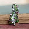 Codex Anatomicus Enamel Pins^Spine with flowers - Enamel pin