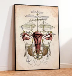 Codex Anatomicus Obstetrics & Gynecology^Steampunk uterus