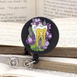Codex Anatomicus Badge Reels^Tooth badge reel