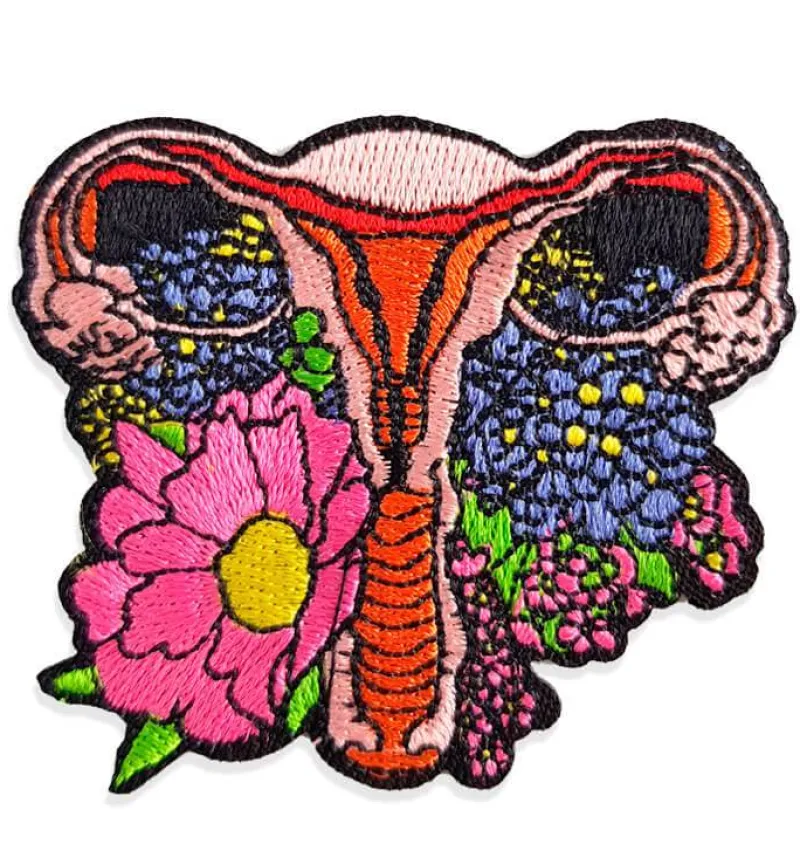 Codex Anatomicus Patches^Uterus patch - iron on, 65mm