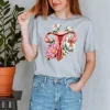 Codex Anatomicus T-shirts^Uterus Unisex T-Shirt - Floral