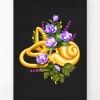 Codex Anatomicus Various Organs^Vestibular system - Floral - Black