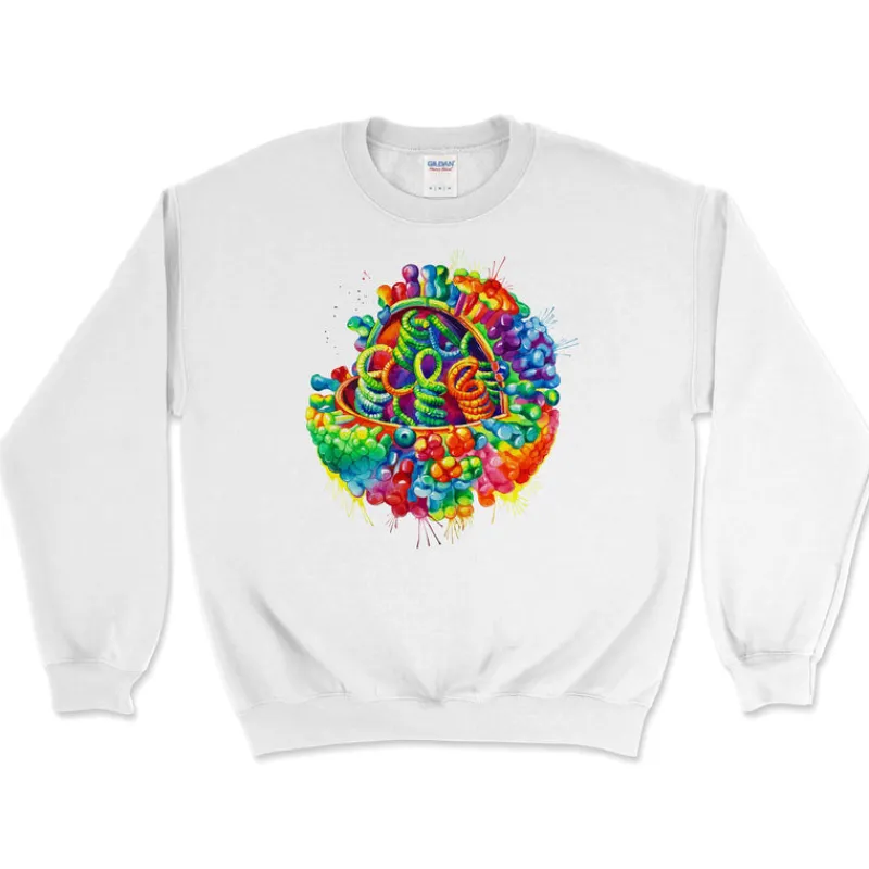 Codex Anatomicus Sweatshirts^Virus Unisex Sweatshirt - Watercolor
