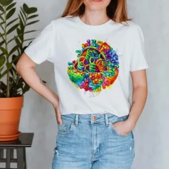 Codex Anatomicus T-shirts^Virus Unisex T-Shirt - Watercolor