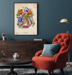 Codex Anatomicus Various Organs^Vocal cords - Floral - Vintage