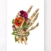 Codex Anatomicus Skull & Skeleton | Hands & Legs^Wrist fracture - Floral - White